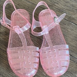 GAP Kids Glitter Pink Jelly Sandals